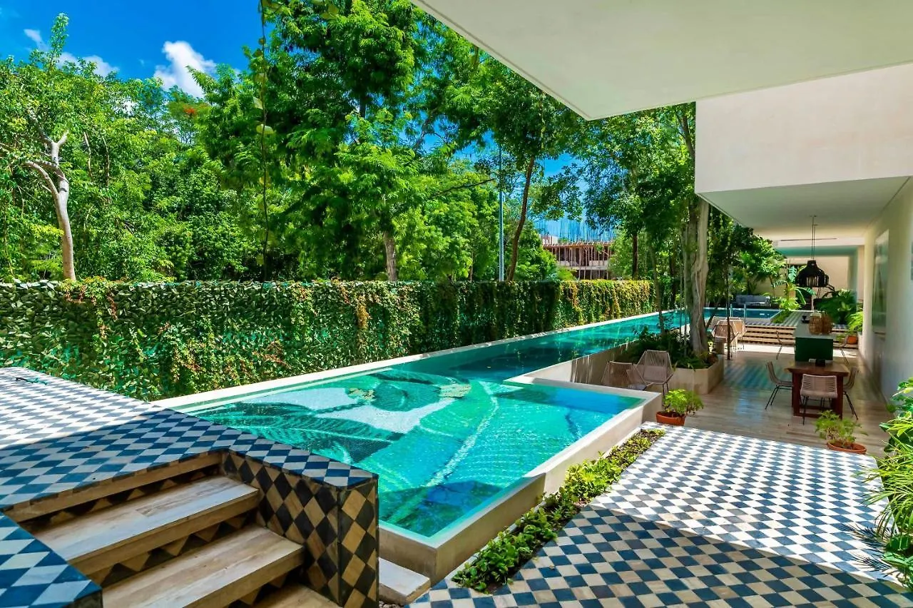 Casa Libre - Incredible Huge Condo With Private Pool And Terrace In Aldea Zama By Staypodio 301 툴룸 아파트